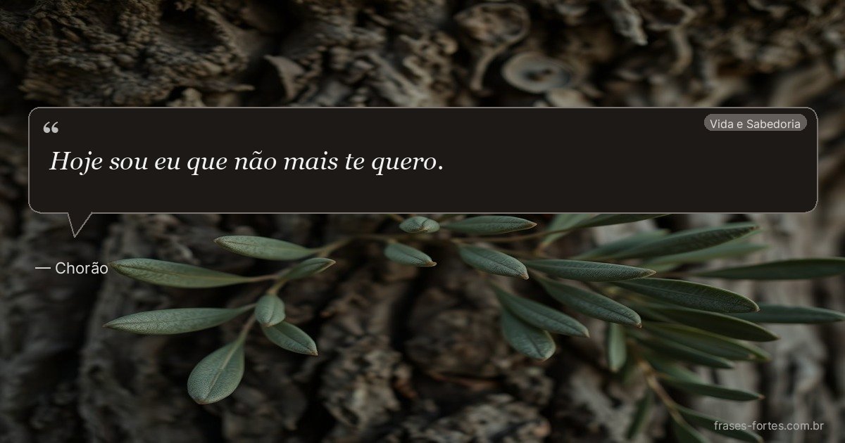 Frase de Chorão