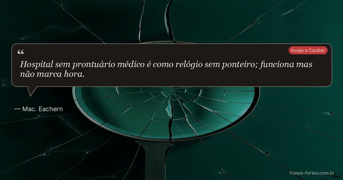 Frase de Mac. Eachern