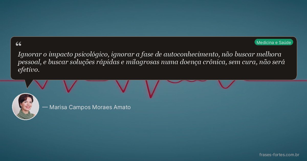 Frase de Marisa Campos Moraes Amato