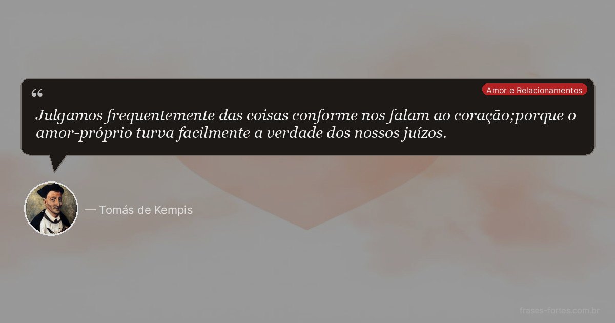 Frase de Tomás de Kempis