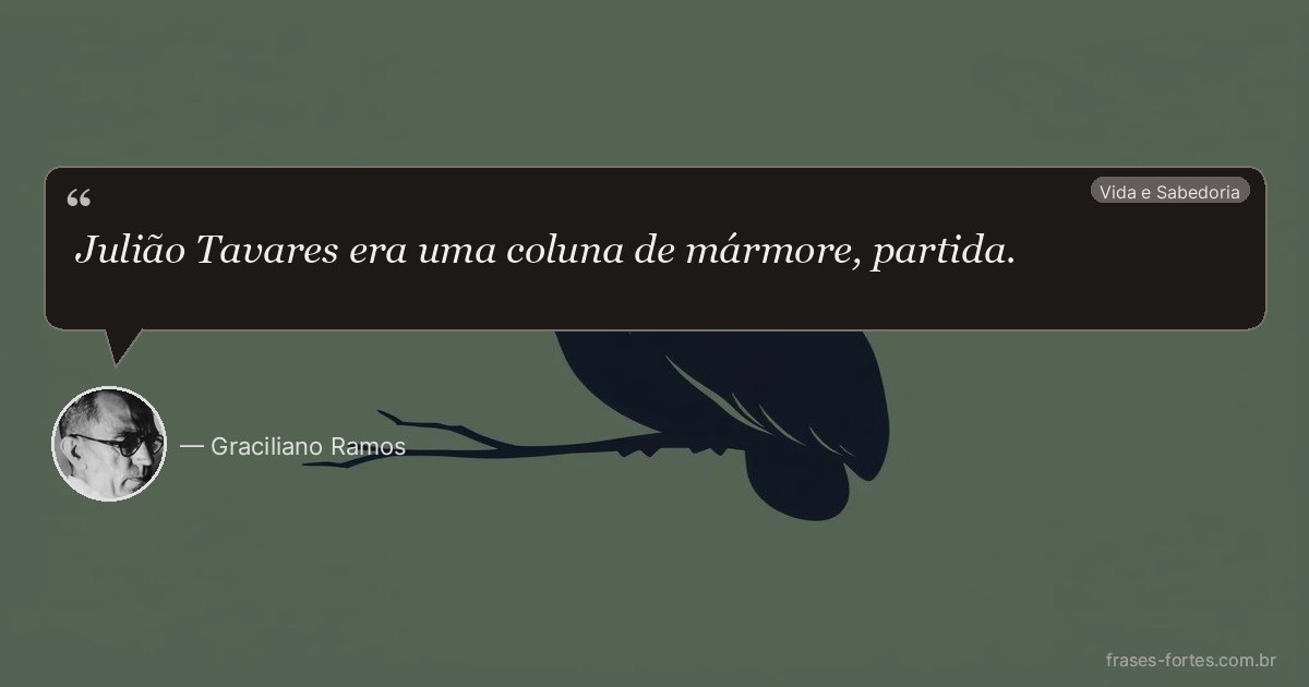 Frase de Graciliano Ramos