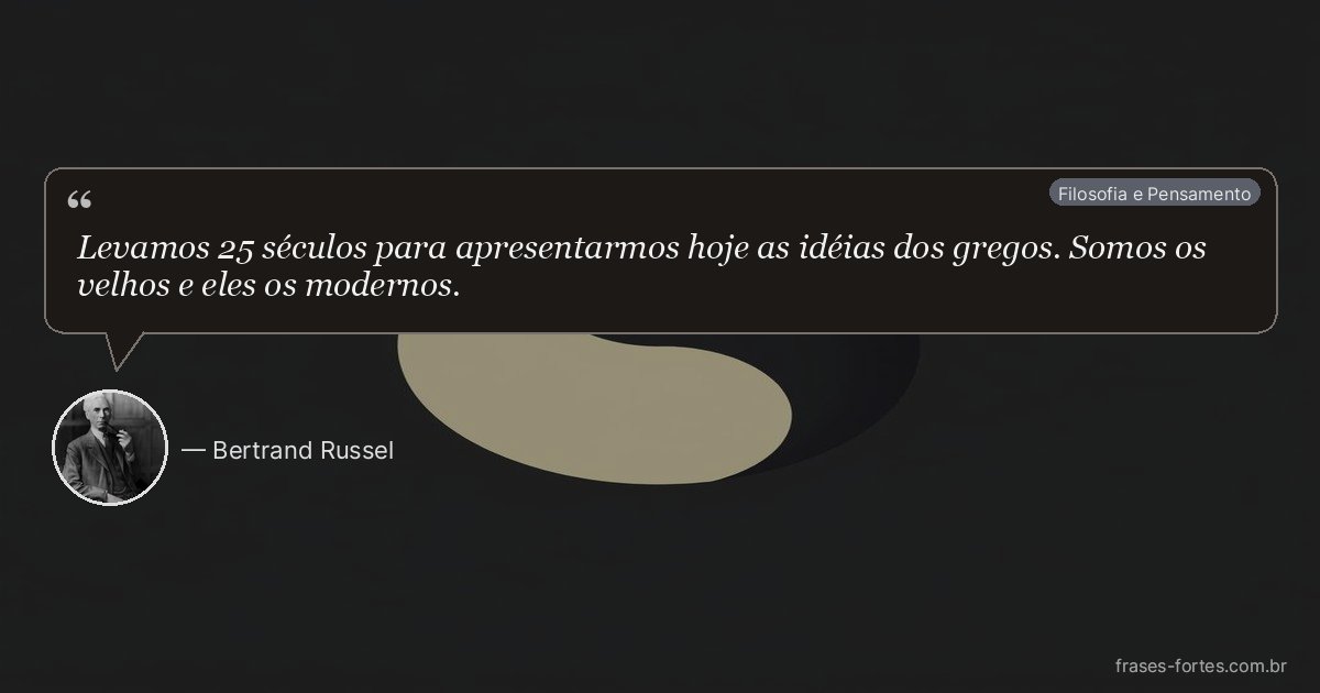 Frase de Bertrand Russel
