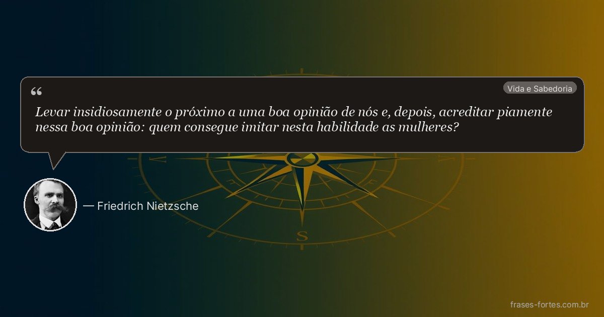 Frase de Friedrich Nietzsche