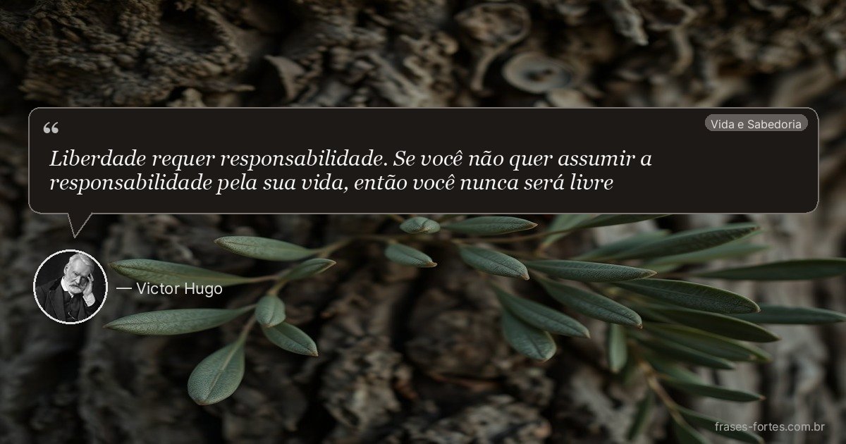 Frase de Victor Hugo