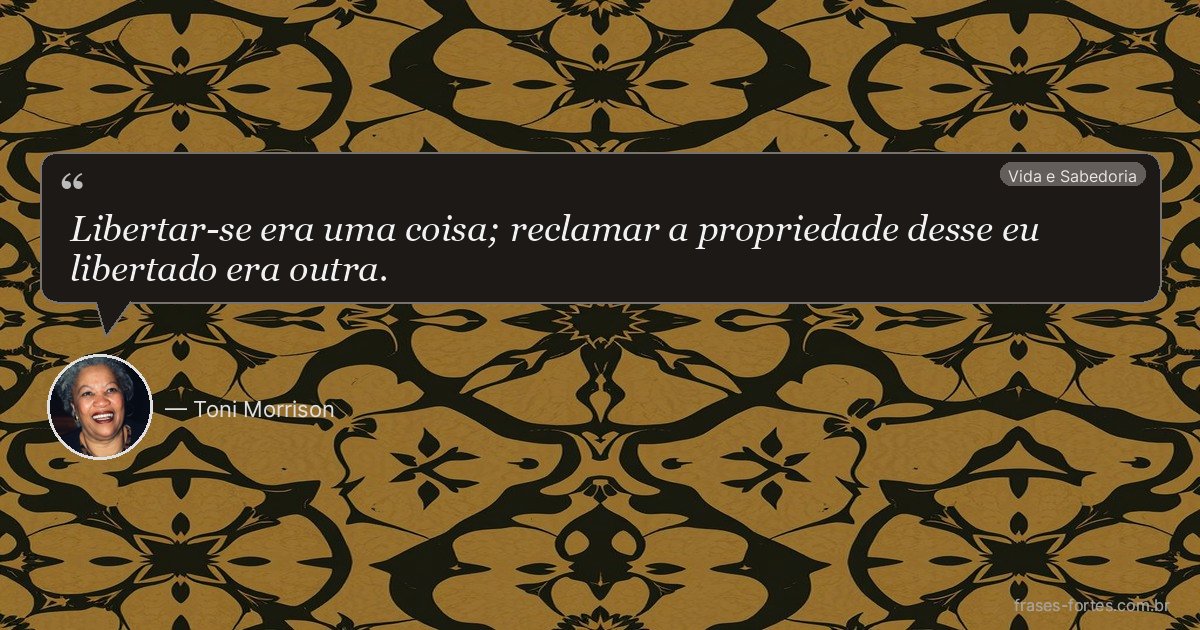 Frase de Toni Morrison