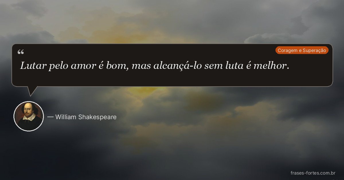 Frase de William Shakespeare