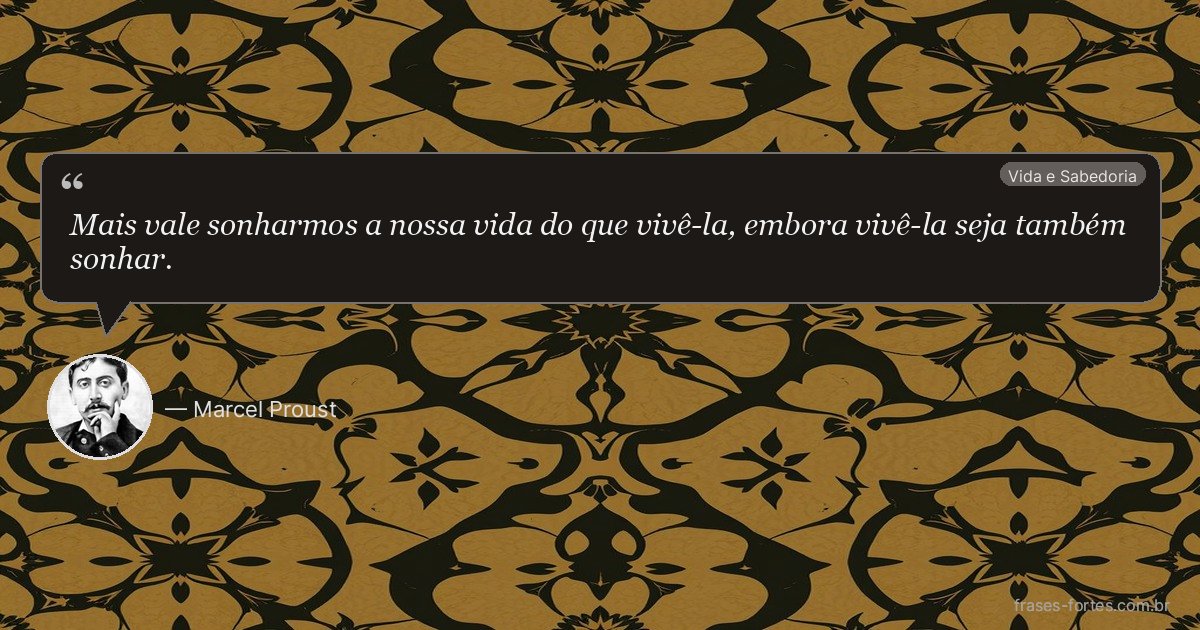 Frase de Marcel Proust