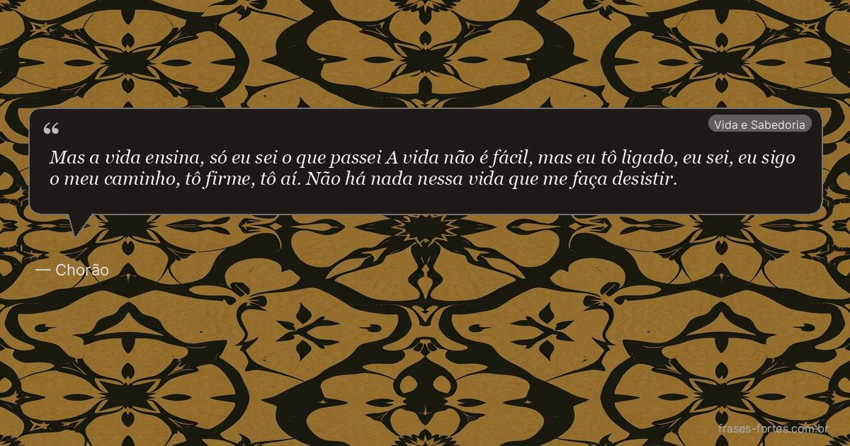 Frase de Chorão