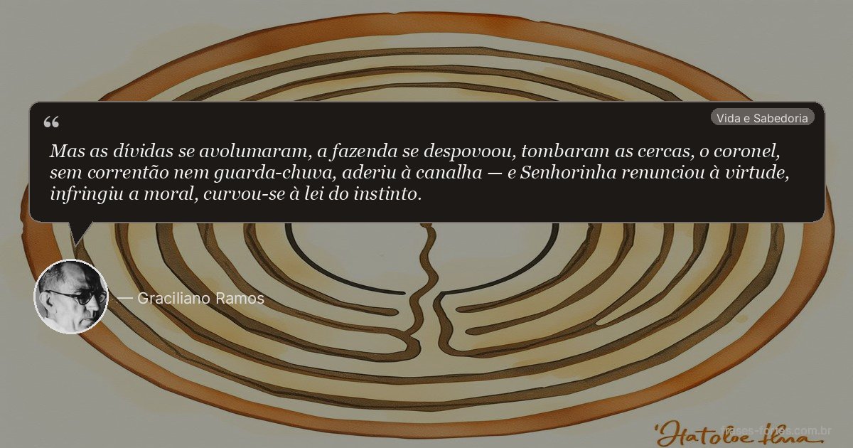 Frase de Graciliano Ramos
