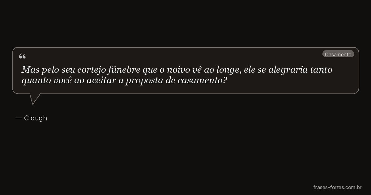 Frase de Clough