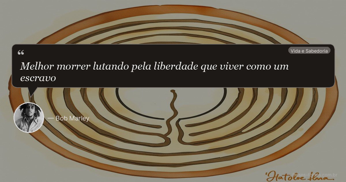 Frase de Bob Marley