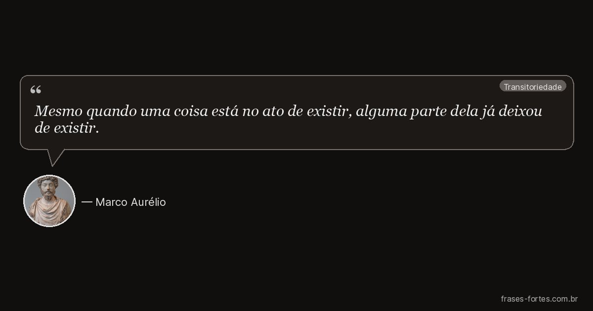 Frase de Marco Aurélio