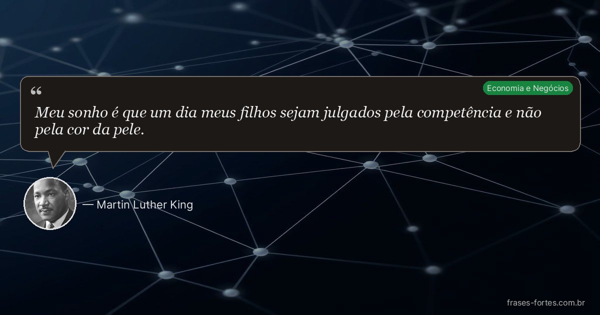 Frase de Martin Luther King