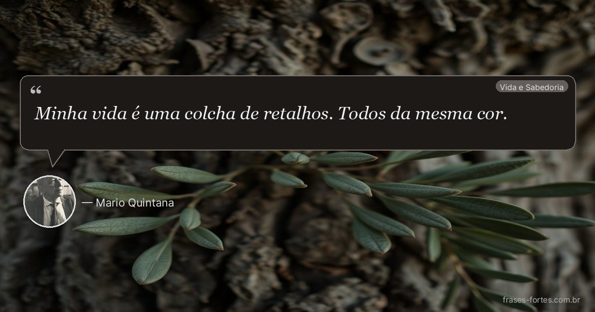 Frase de Mario Quintana