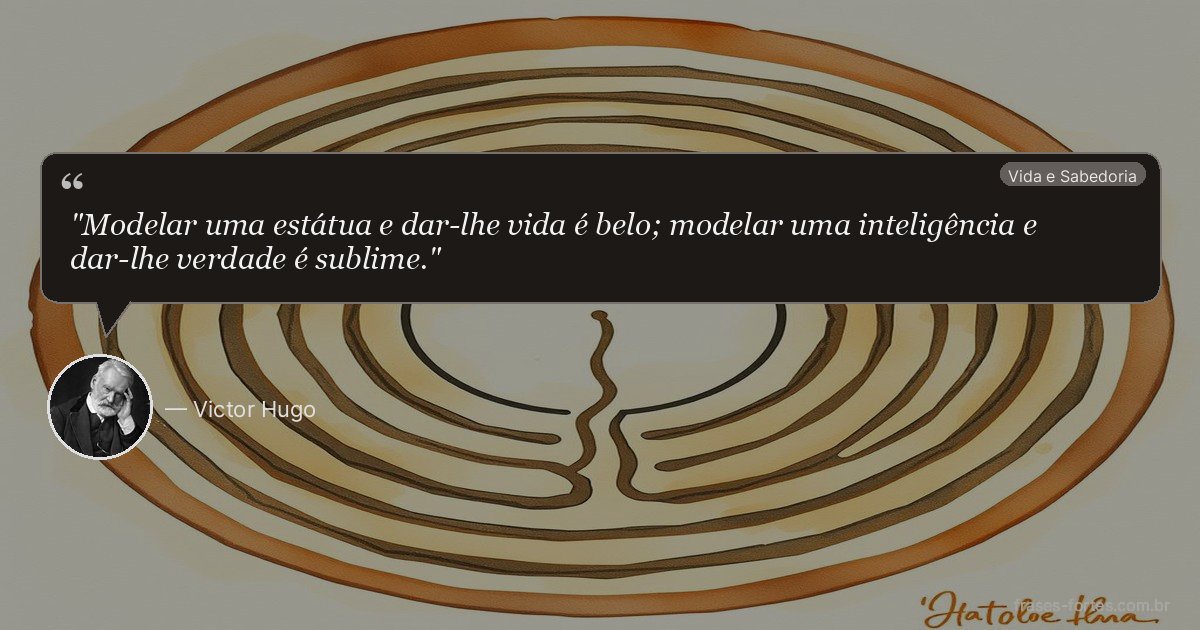 Frase de Victor Hugo