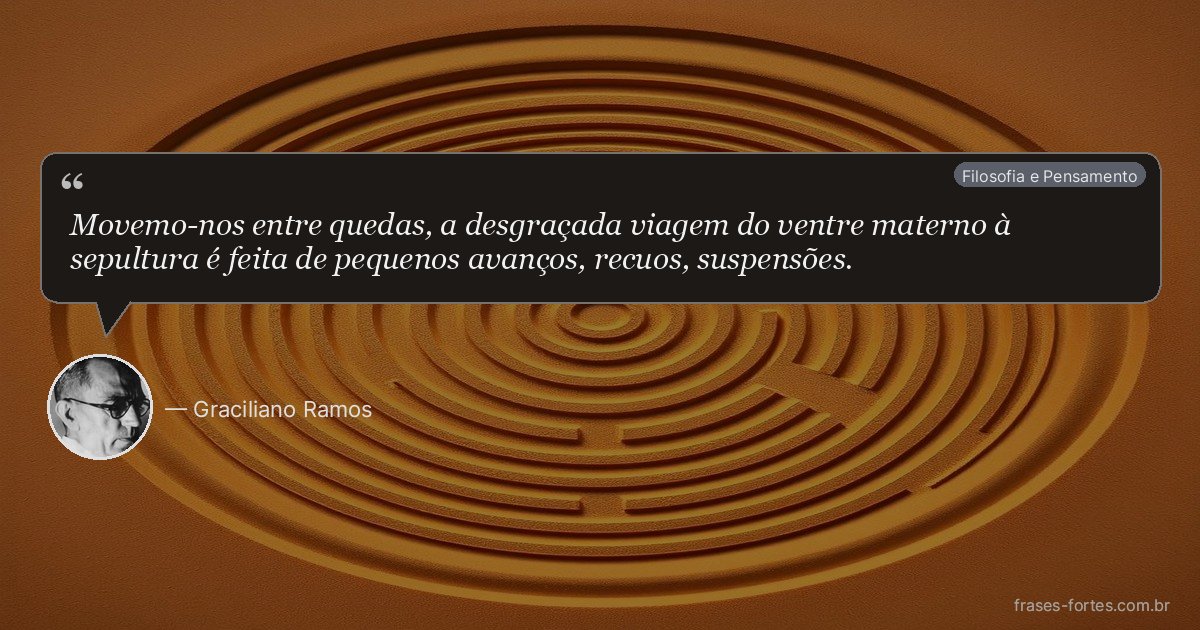 Frase de Graciliano Ramos