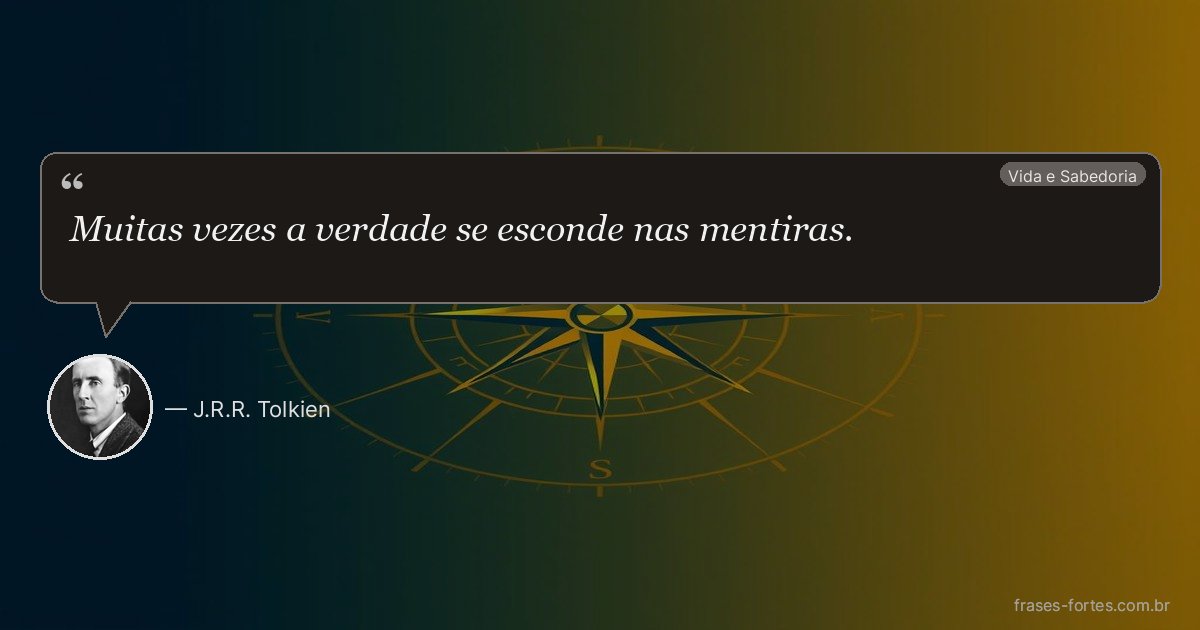 Frase de J.R.R. Tolkien