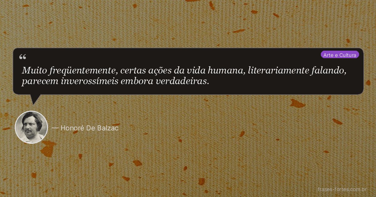Frase de Honoré De Balzac