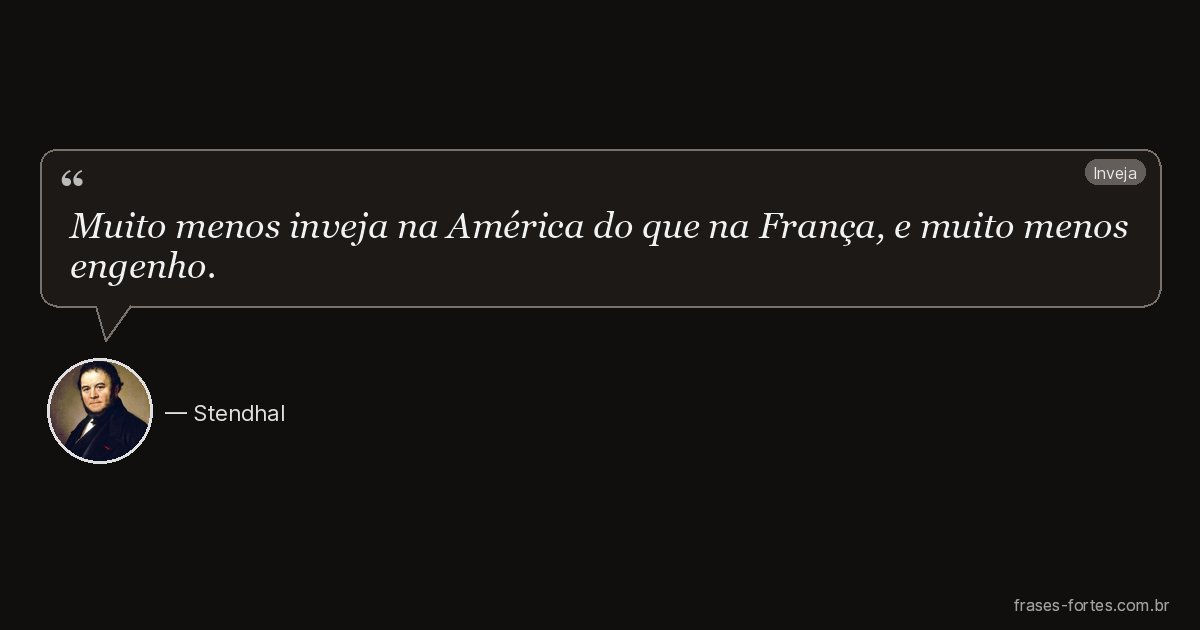 Frase de Stendhal