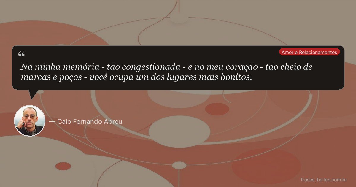 Frase de Caio Fernando Abreu