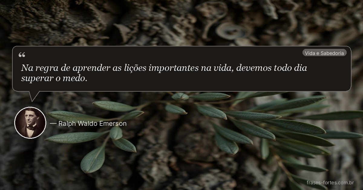 Frase de Ralph Waldo Emerson