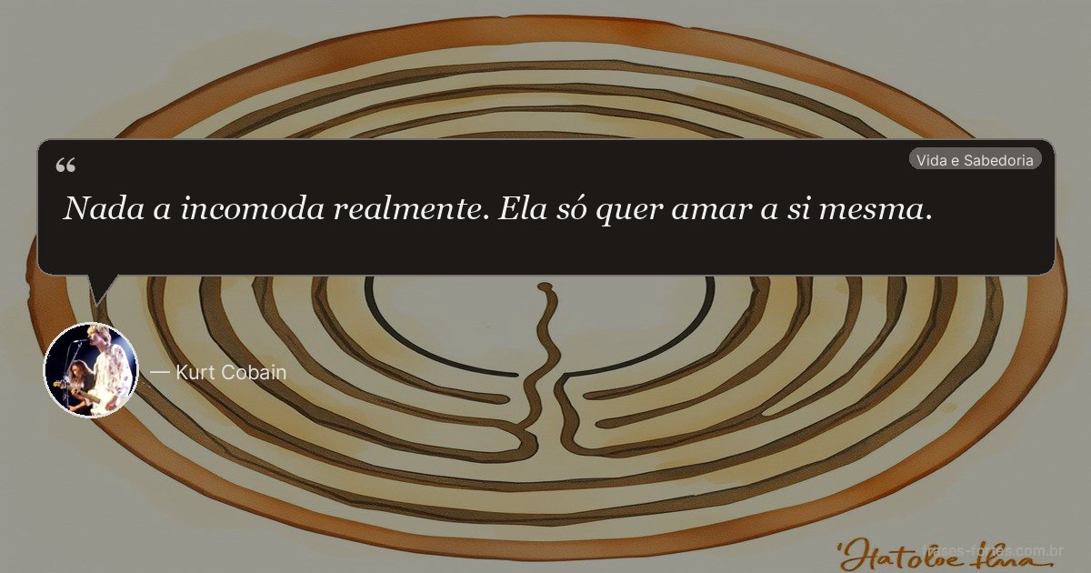 Frase de Kurt Cobain