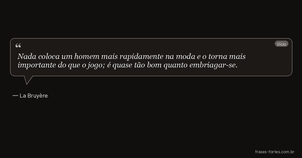 Frase de La Bruyère