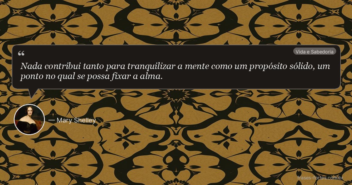 Frase de Mary Shelley