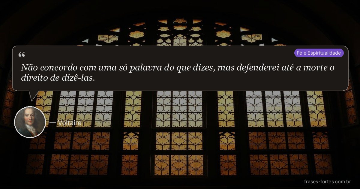 Frase de Voltaire