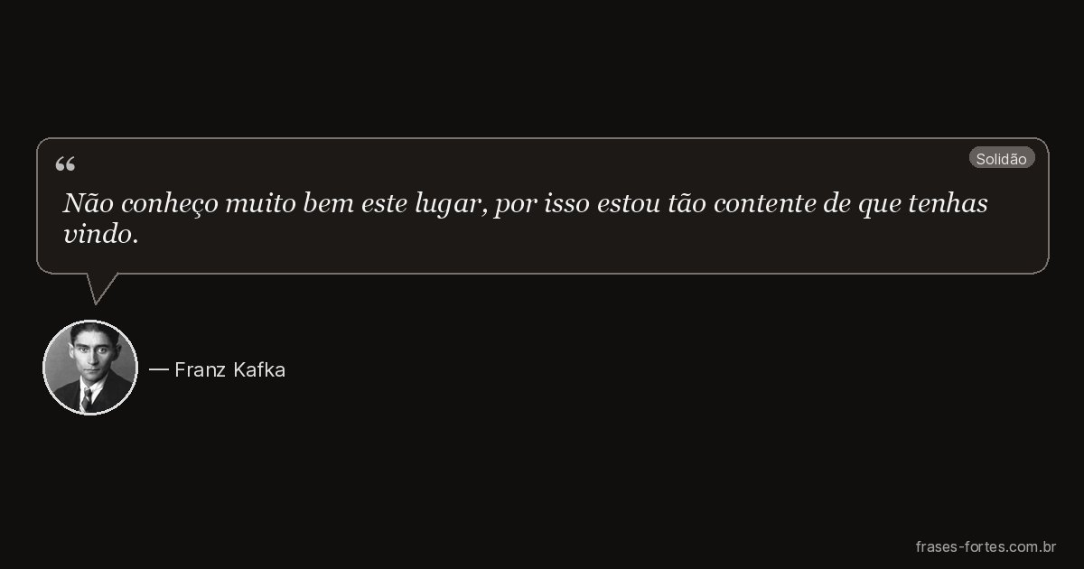 Frase de Franz Kafka