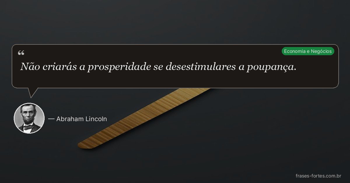 Frase de Abraham Lincoln