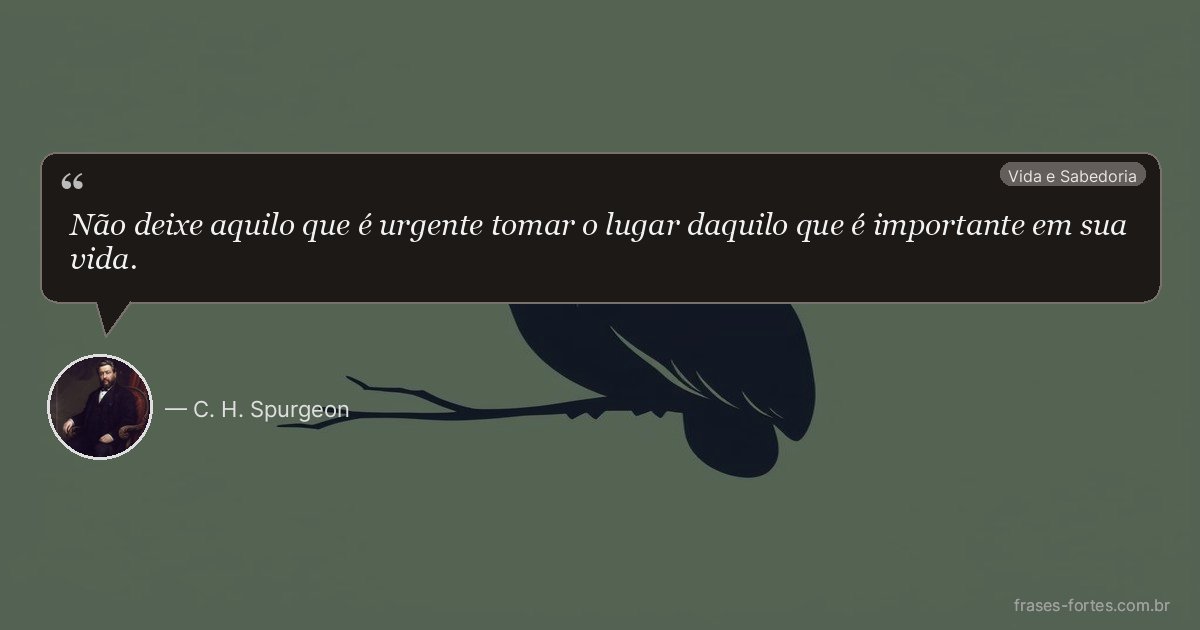 Frase de C. H. Spurgeon