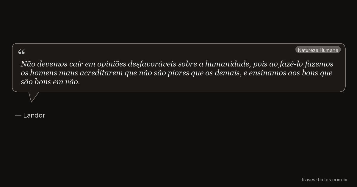 Frase de Landor