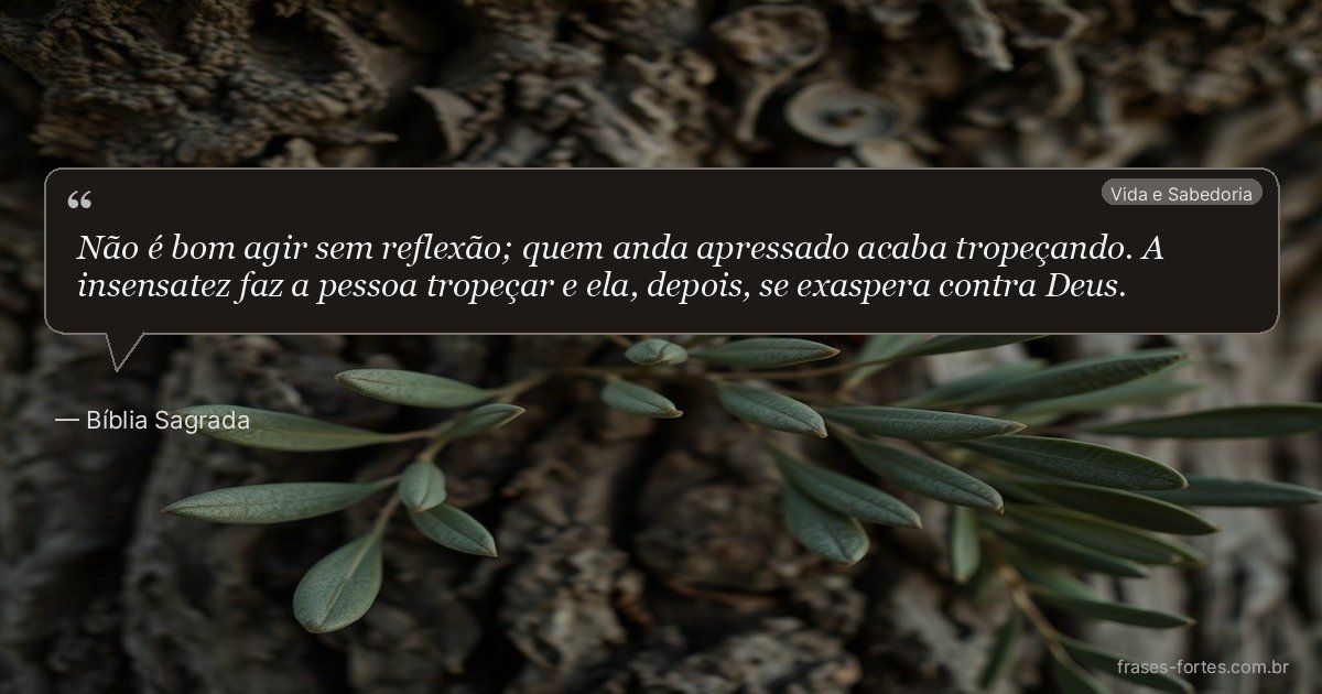 Frase de Bíblia Sagrada