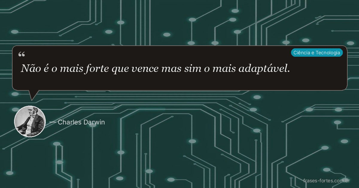 Frase de Charles Darwin