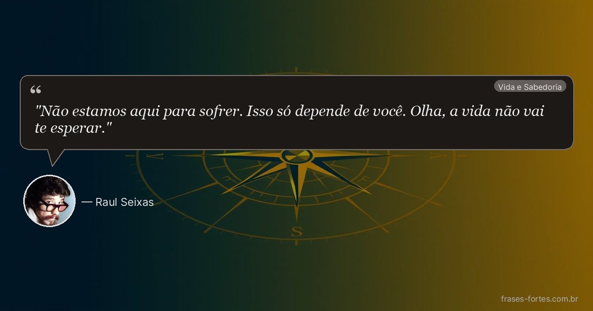Frase de Raul Seixas