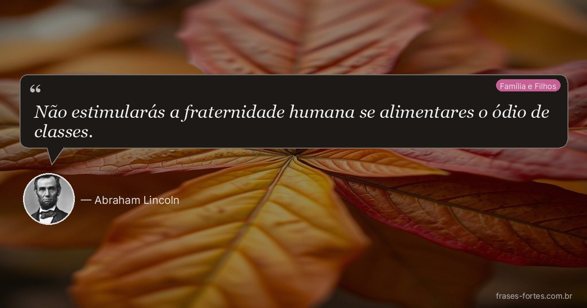 Frase de Abraham Lincoln