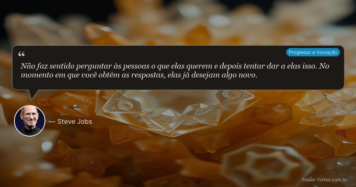 Frase de Steve Jobs