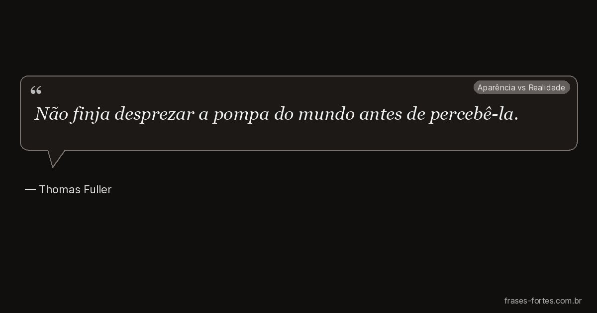 Frase de Thomas Fuller