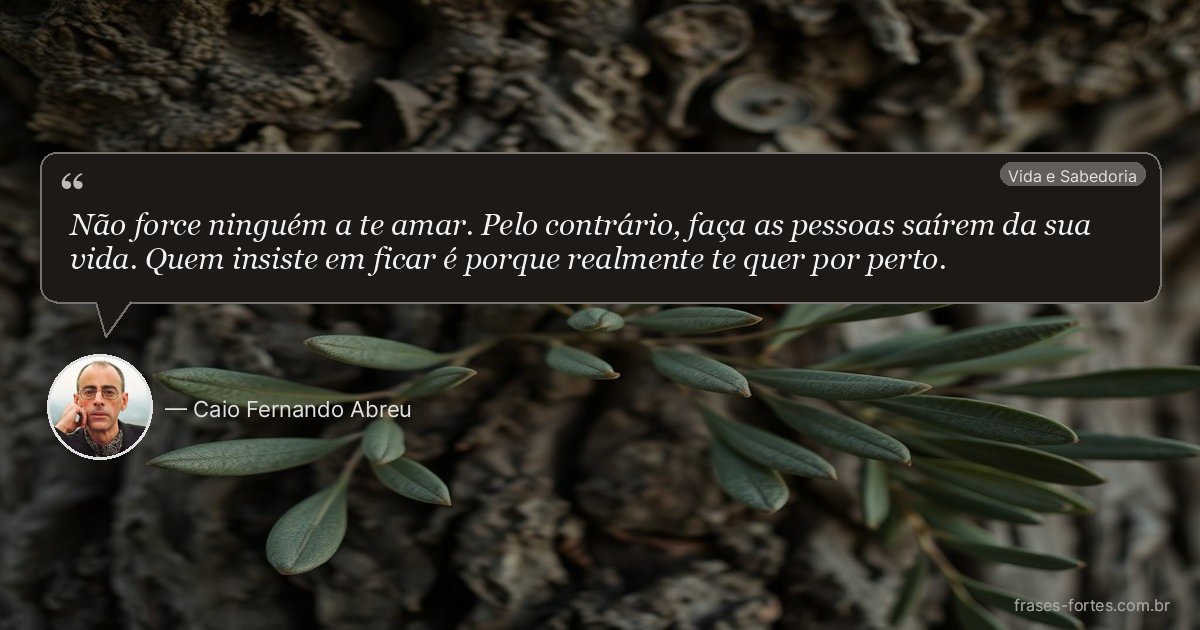 Frase de Caio Fernando Abreu
