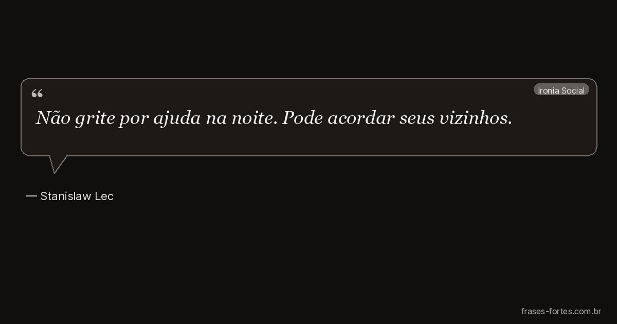 Frase de Stanislaw Lec
