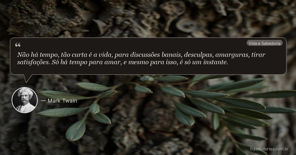 Frase de Mark Twain