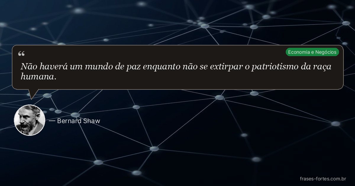 Frase de Bernard Shaw