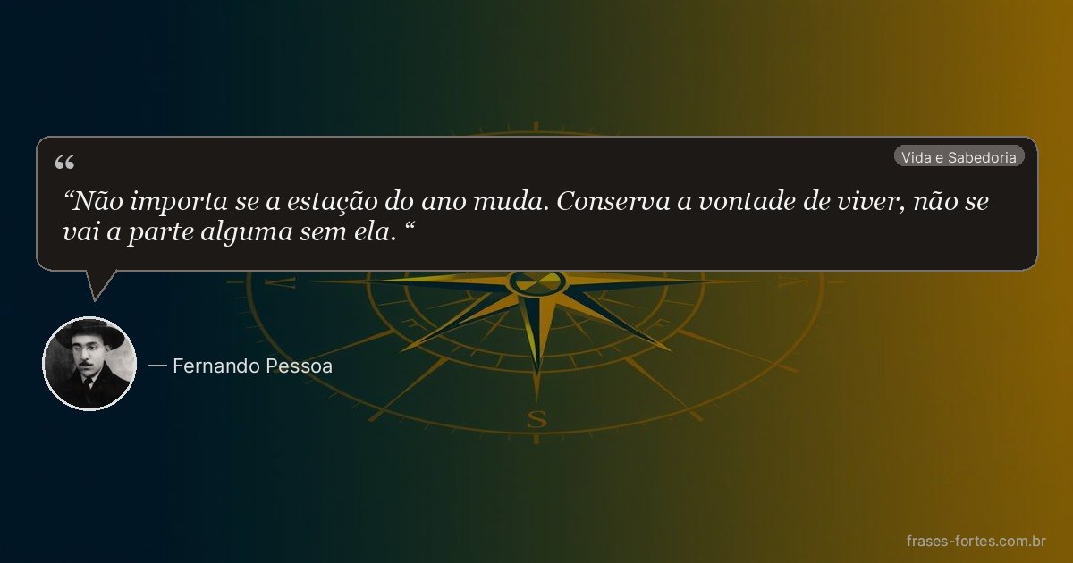 Frase de Fernando Pessoa