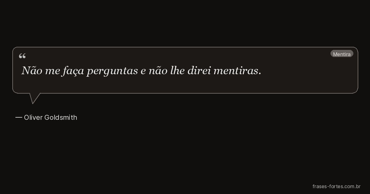 Frase de Oliver Goldsmith