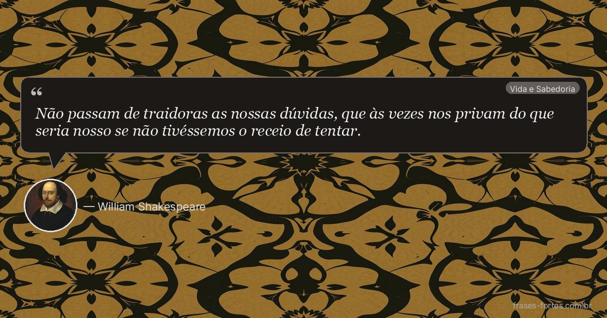 Frase de William Shakespeare