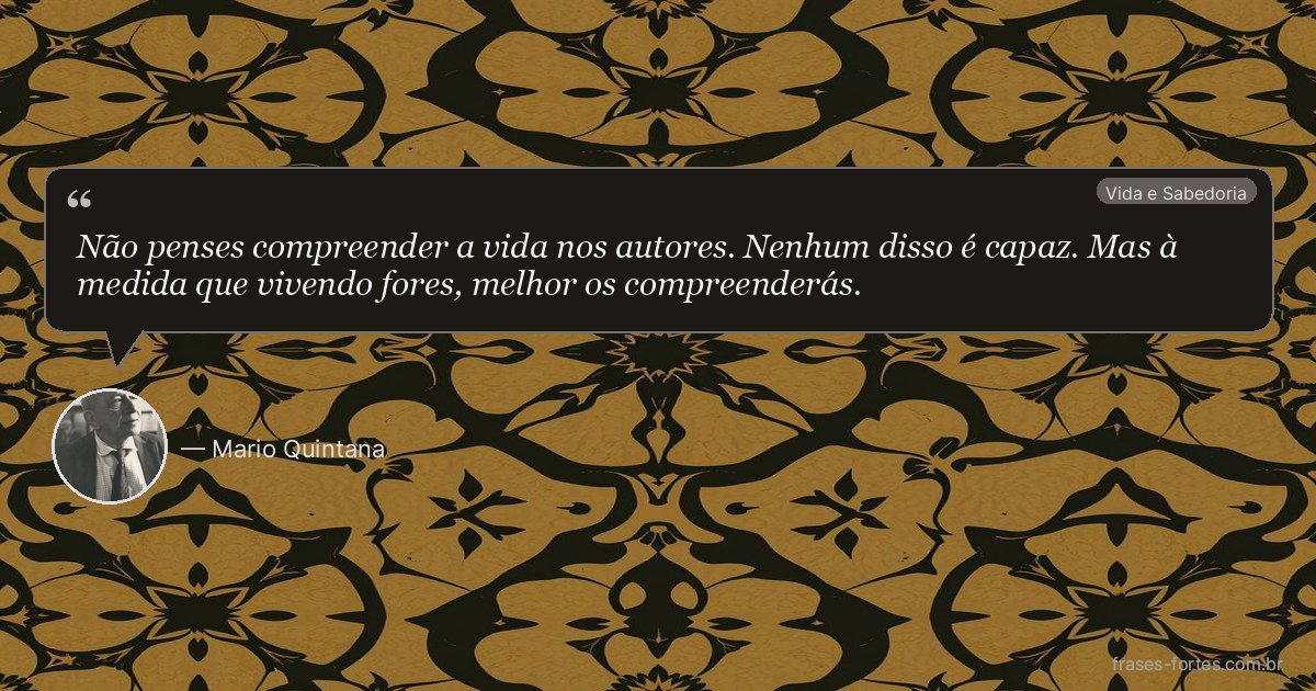 Frase de Mario Quintana