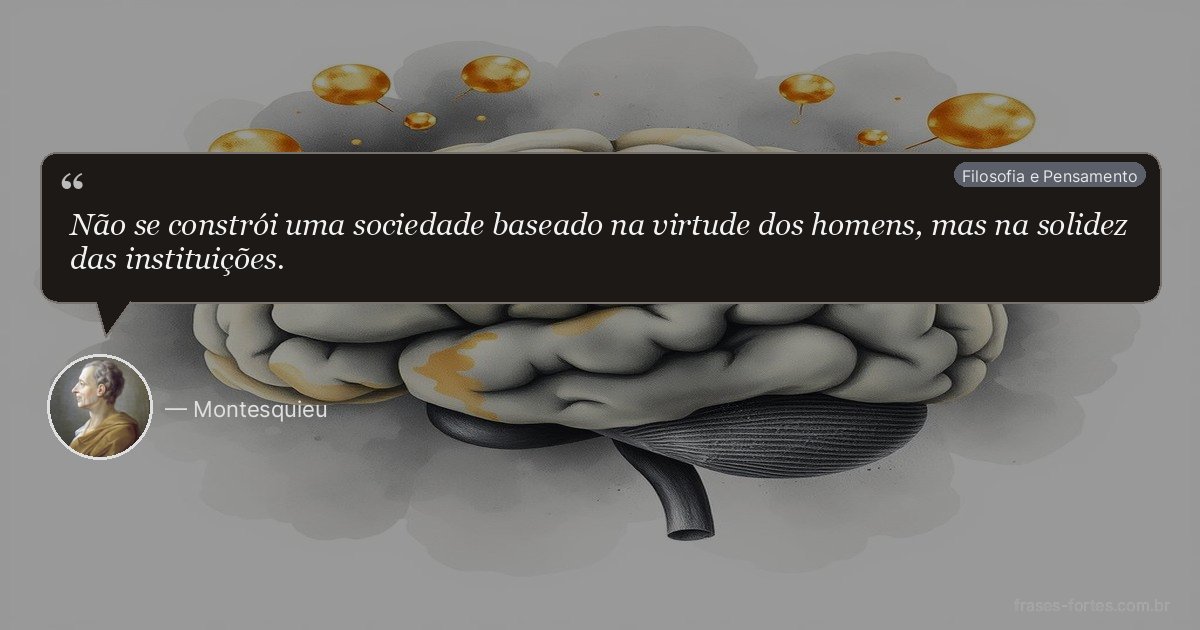 Frase de Montesquieu