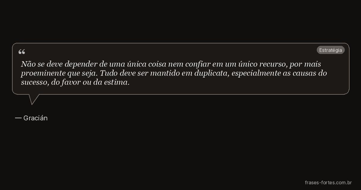 Frase de Gracián