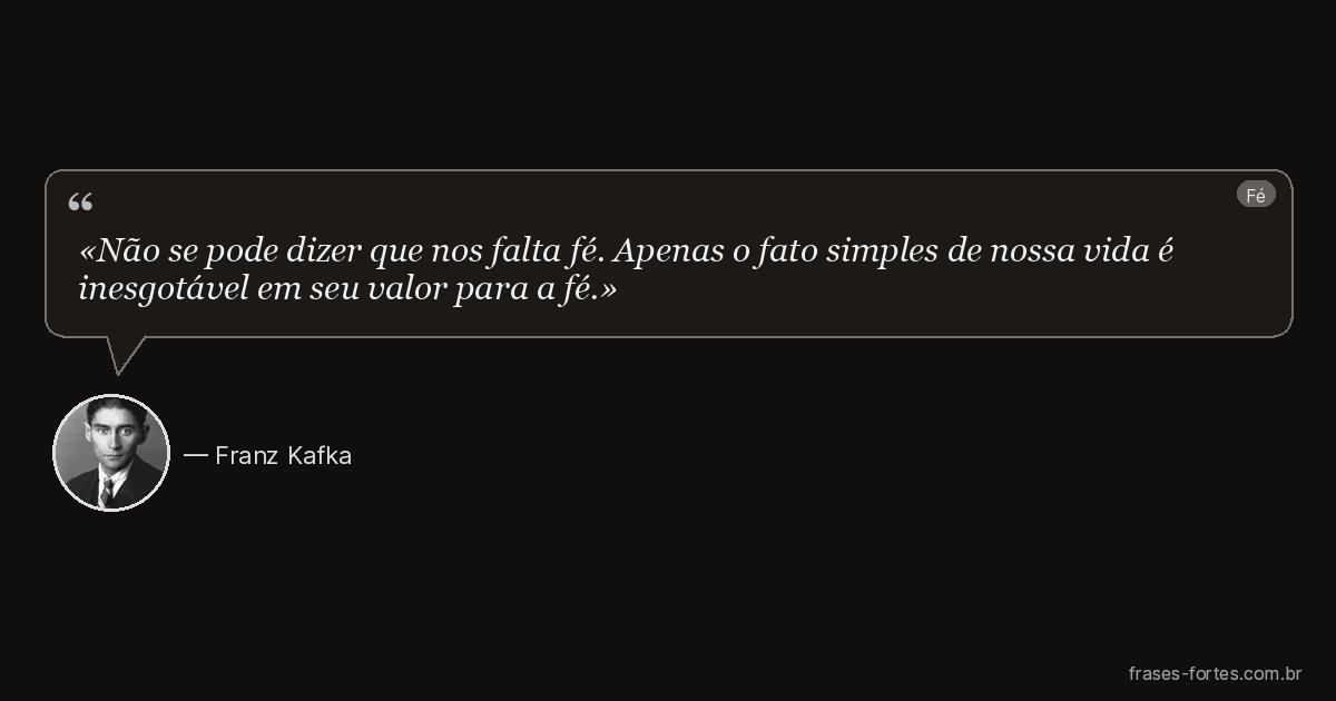 Frase de Franz Kafka
